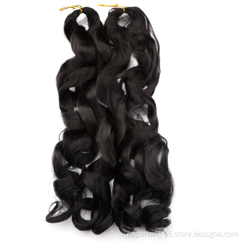 Synthetic French Curl Braiding Hair 150g wavy braiding hair curly braids attachment hair extensions